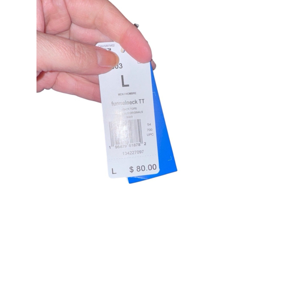 Men's Adidas Funnelneck Track jacket Size L Black - Picture 4 of 4